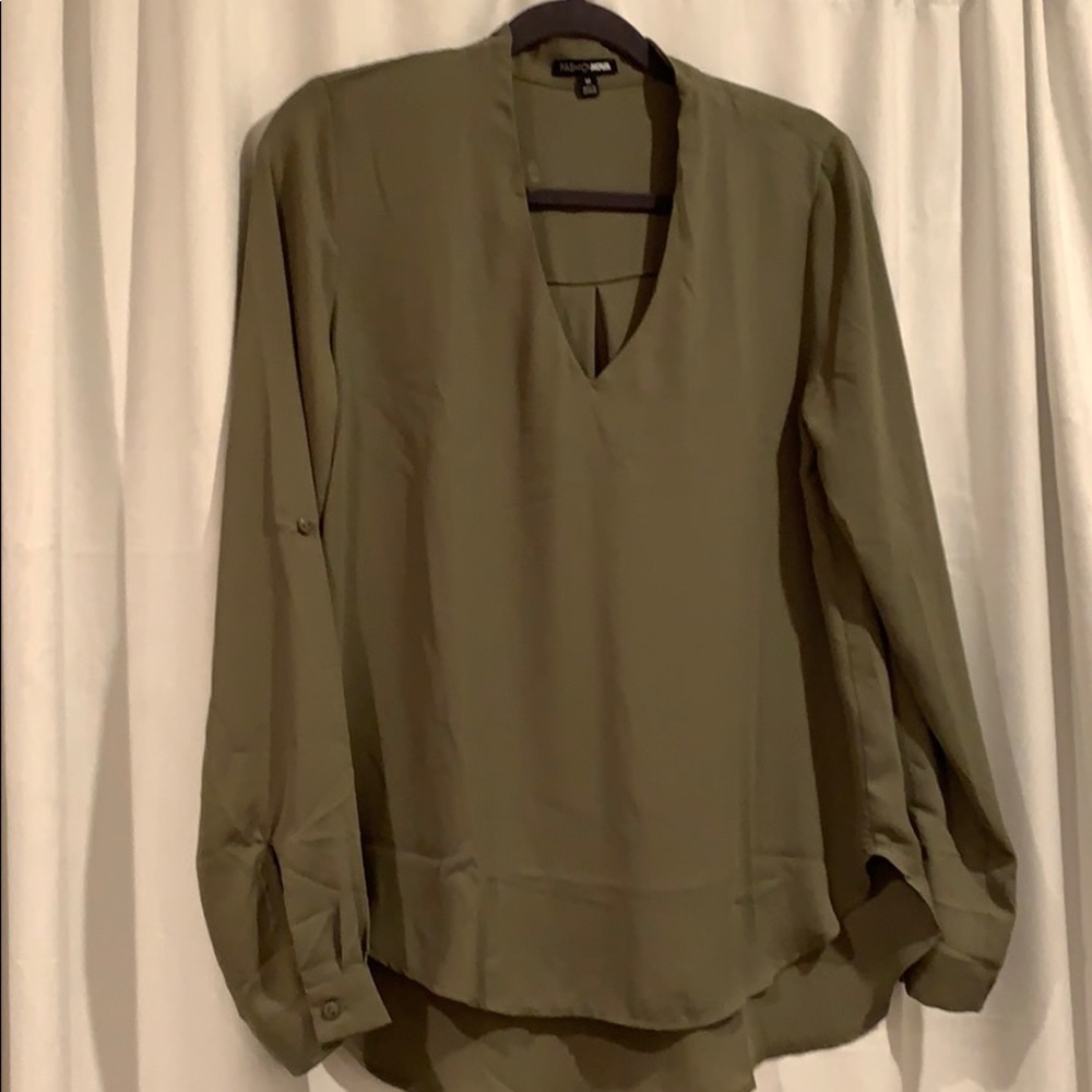 Never Worn Olive Blouse